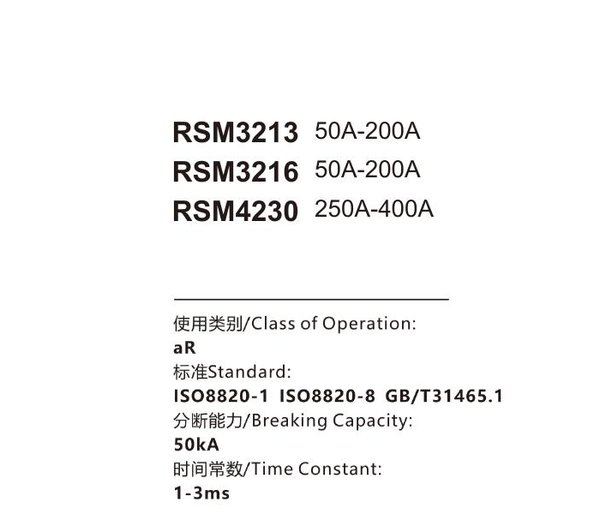EV Fuse RSM3216